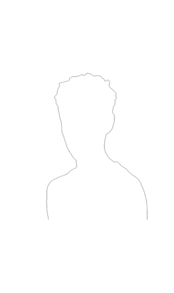 Offene Silhouette in Hellgrau – Darstellung von Becca Prager, Protagonistin des Thrillers Darknet-Alpträume (Schattenlicht-Serie)